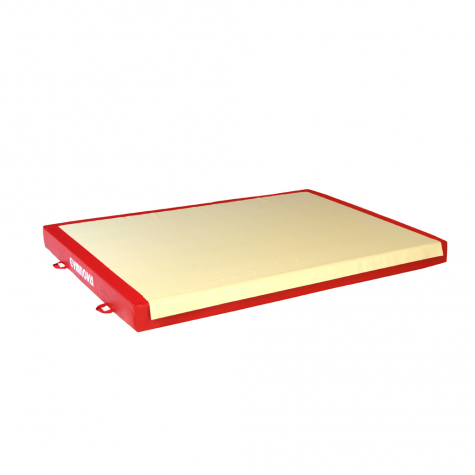 TAPIS DE RÉCEPTION SPÉCIFIQUE POUR ENSEMBLE COMPÉTITION SAUT - AVEC BAVETTE SUR LONGUEUR - 200 x 260 x 20 cm (OCCASION)