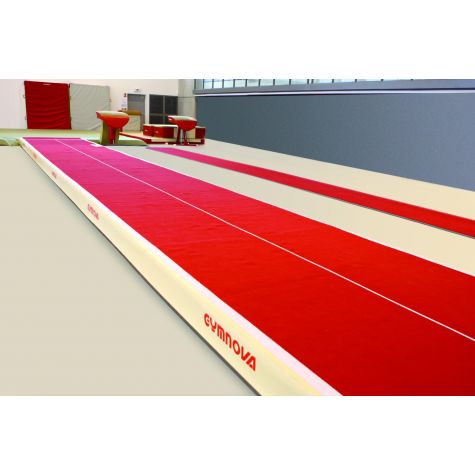 PISTE D'ACROBATIE ACROFLEX RÉGLABLE EN ÉLASTICITÉ - 6 x 2 m - AVEC JONCTION FOSSE