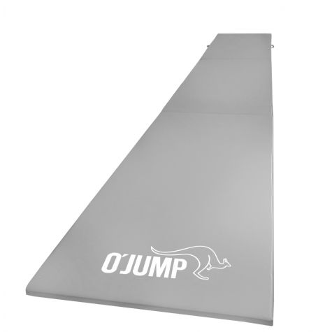 ZUSAMMENFALTBARE TURNFLÄCHE - 600 x 100 x 5,5 cm - MIT KLETTSTREIFEN AUF DER BREITE