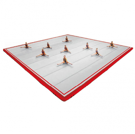 AUFBLASBARES BAHN - 12,60 x 12,60 m x 20 cm