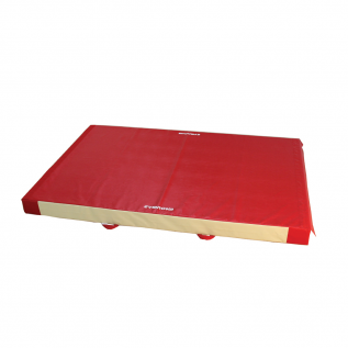 MATELAS DE CHUTE STANDARD - SIMPLE DENSITÉ - HOUSSE PVC - AVEC BANDES DE LIAISON - 300 x 200 x 20 cm