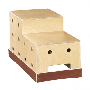 MINI-SOCKEL TREPPE - LÄNGE 75 cm - 2 HÖHEN